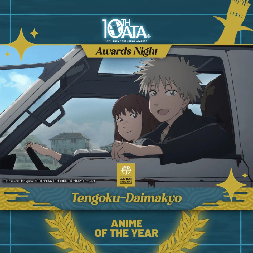 Tengoku-Daimakyo Crowned Anime of the Year by Anime Trending