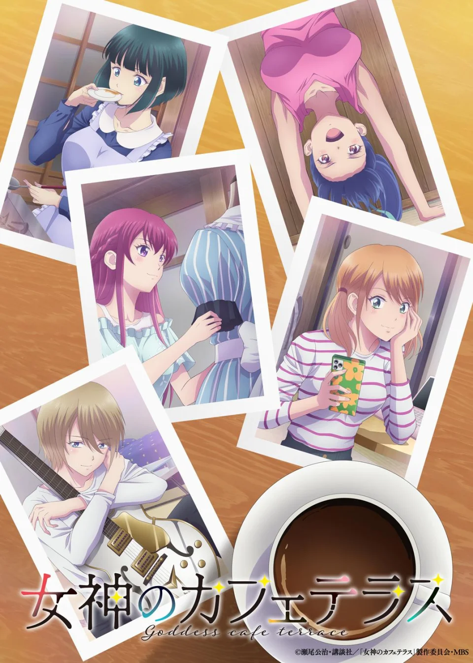 The goddesses of Megami no Café Terrace date their return