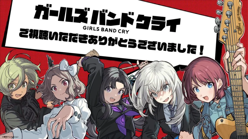 Girls Band Cry anime promises to 'continue'