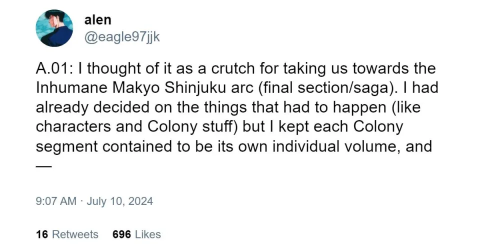Author confirms that Jujutsu Kaisen is at its climax