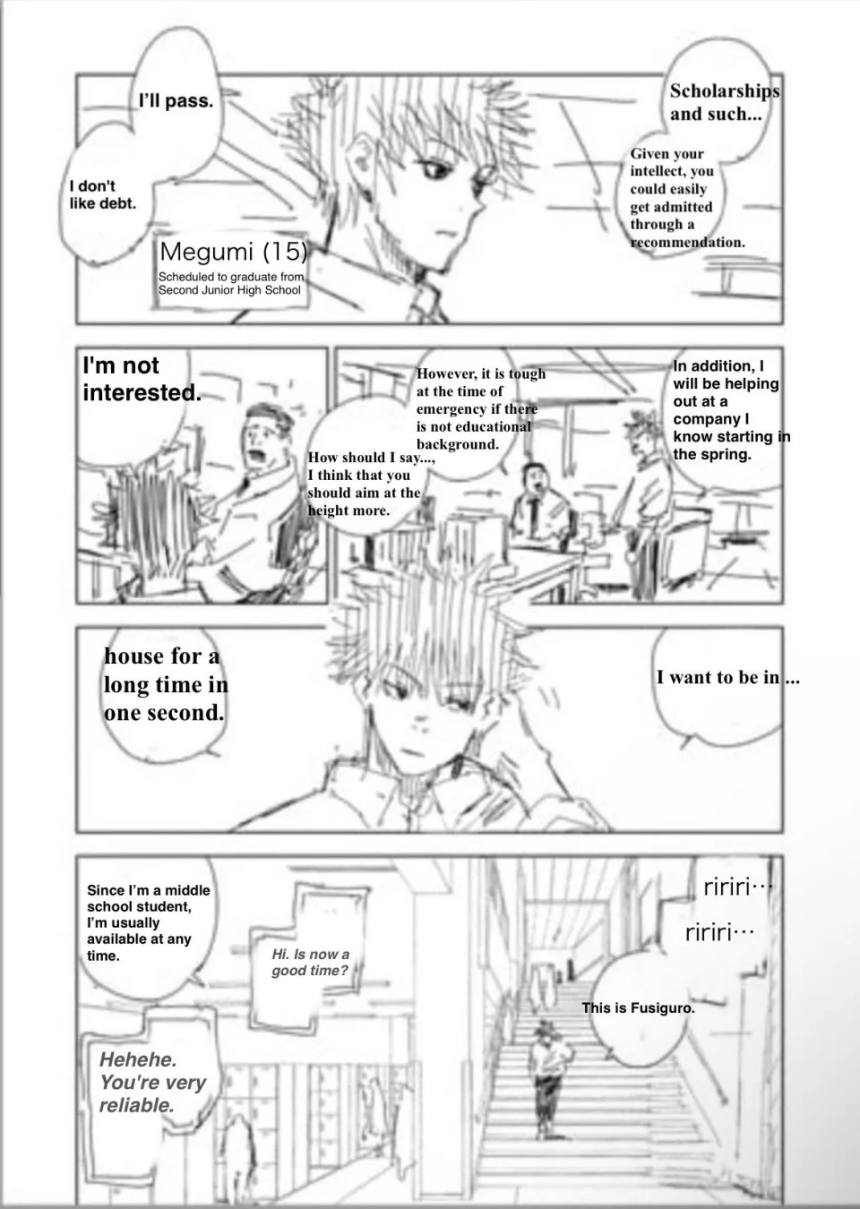 Jujutsu Kaisen was going to have another protagonist