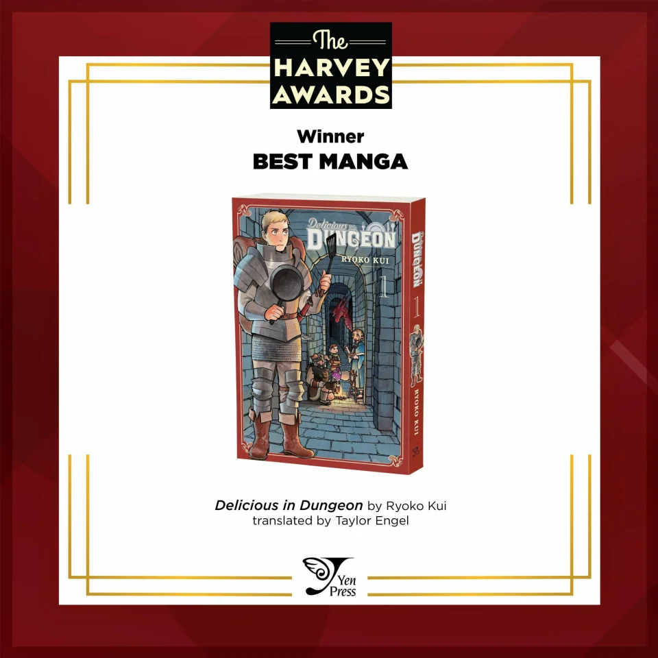 Dungeon Meshi wins prestigious Harvey Award
