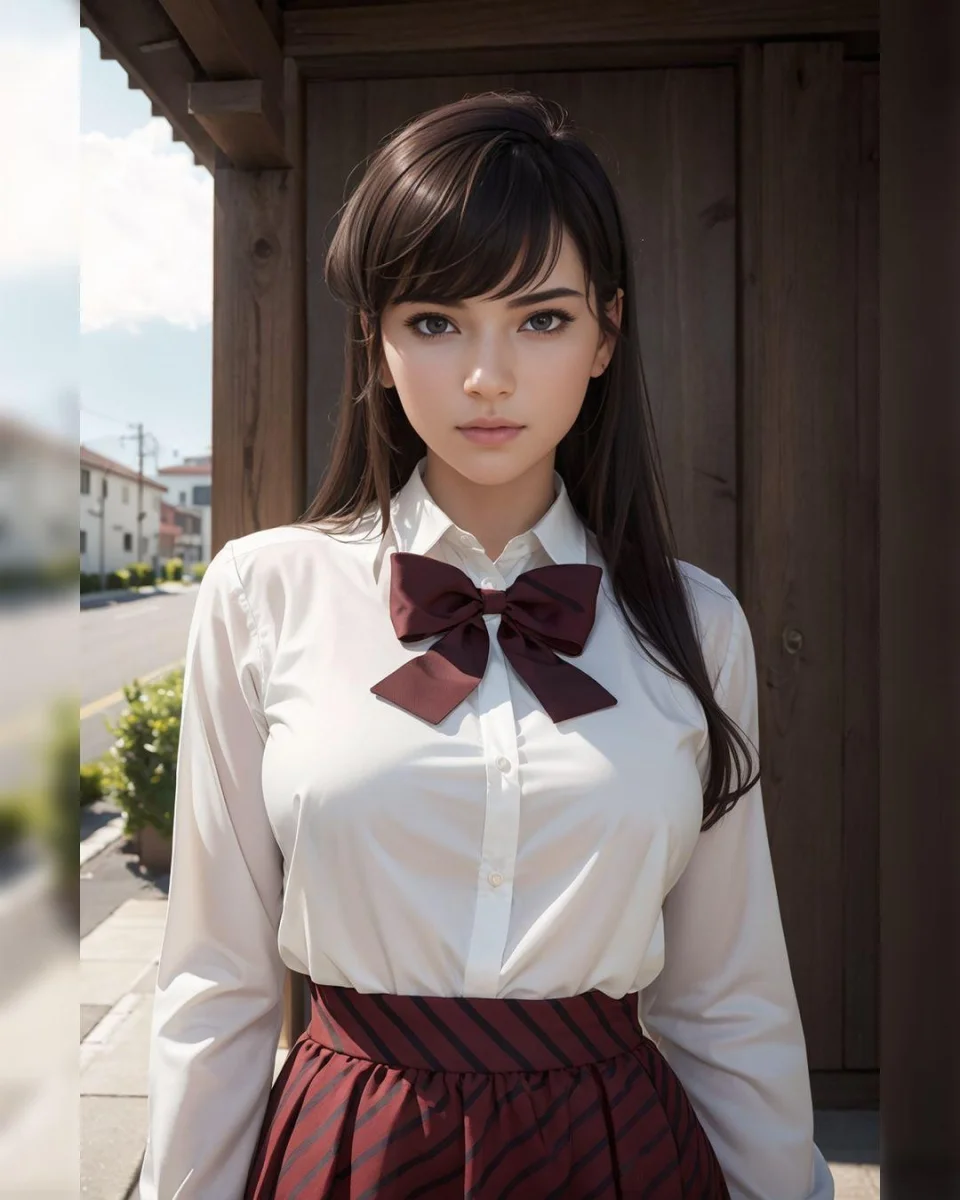 This is what Komi-san would look like in a live-action