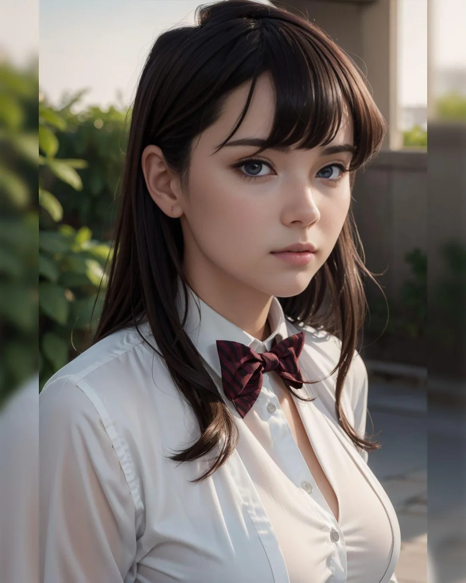 This is what Komi-san would look like in a live-action
